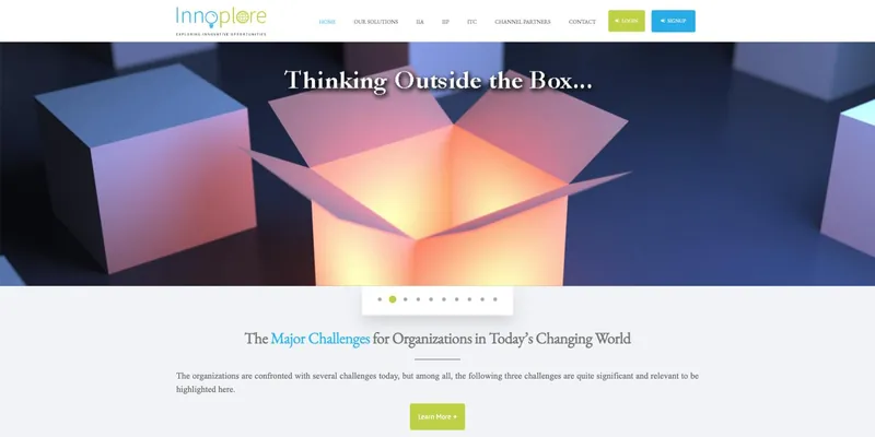 Innoplore home page