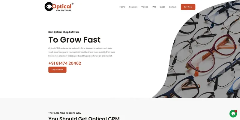 OpticalCRM home page